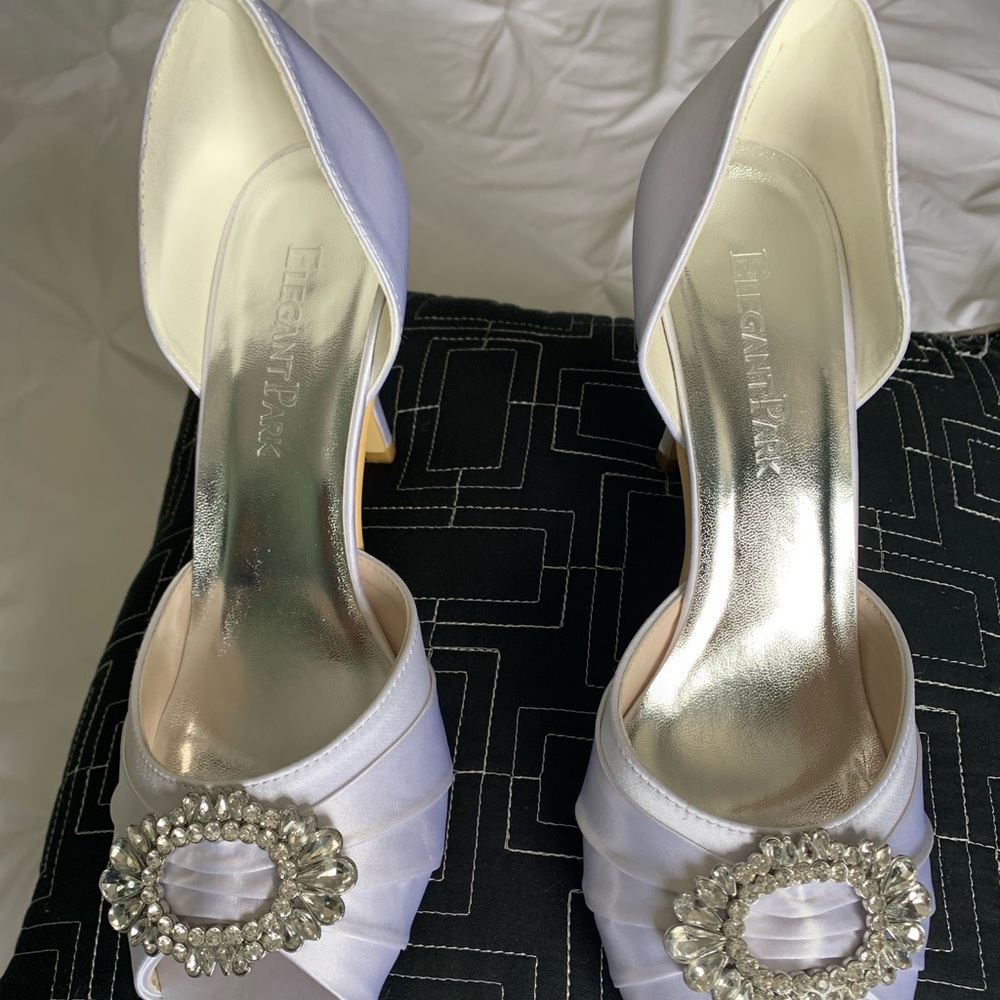 White Peep Toe Shoes